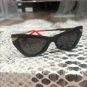 Black and Gold Women's Sunglasses